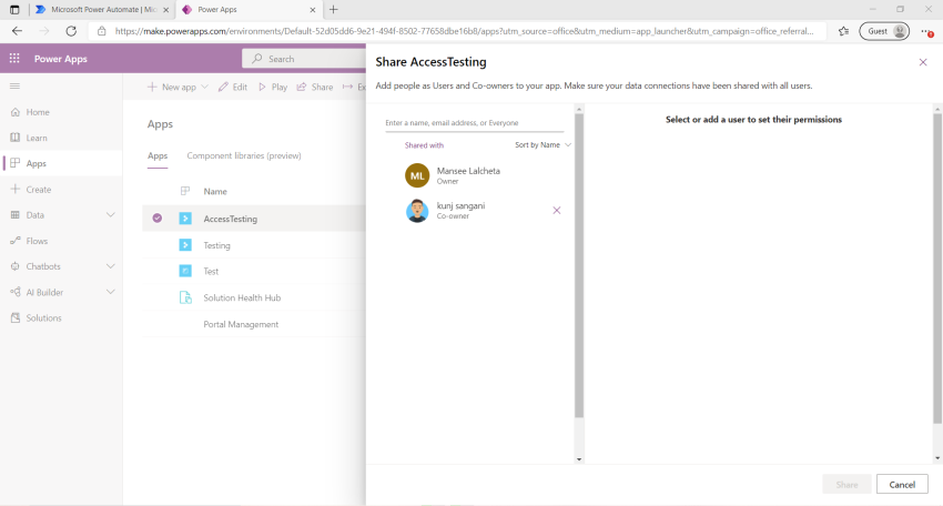 How To Fetch All The Power Apps In Tenant And Provide Access To Users